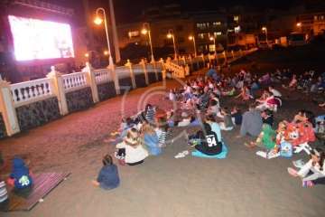 Cine de verano en Salinetas-Telde (Foto TA)
